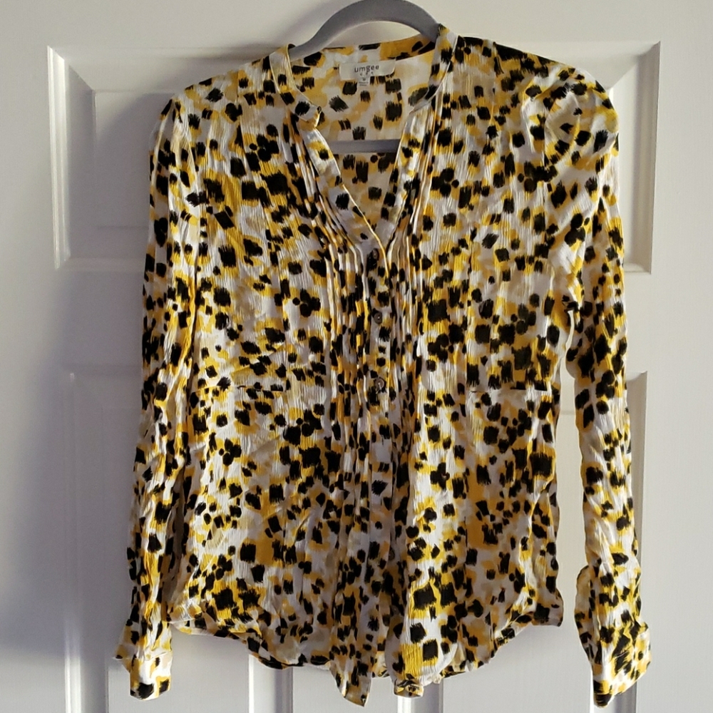 Leopard print blouse